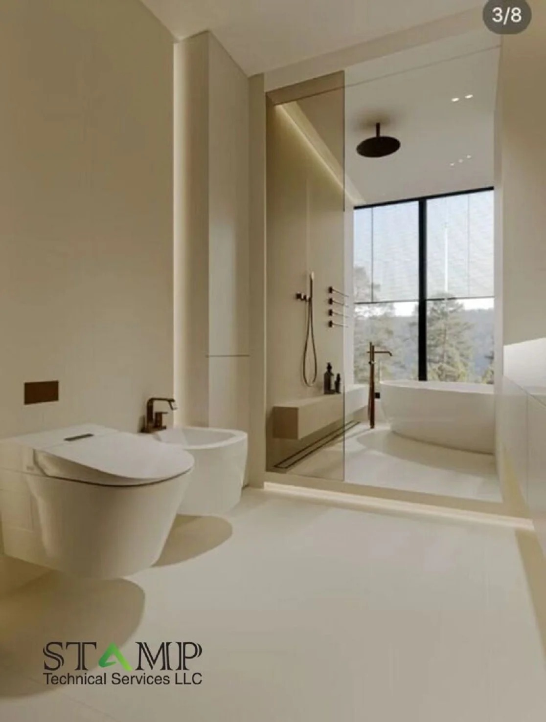 Luxury bathroom design