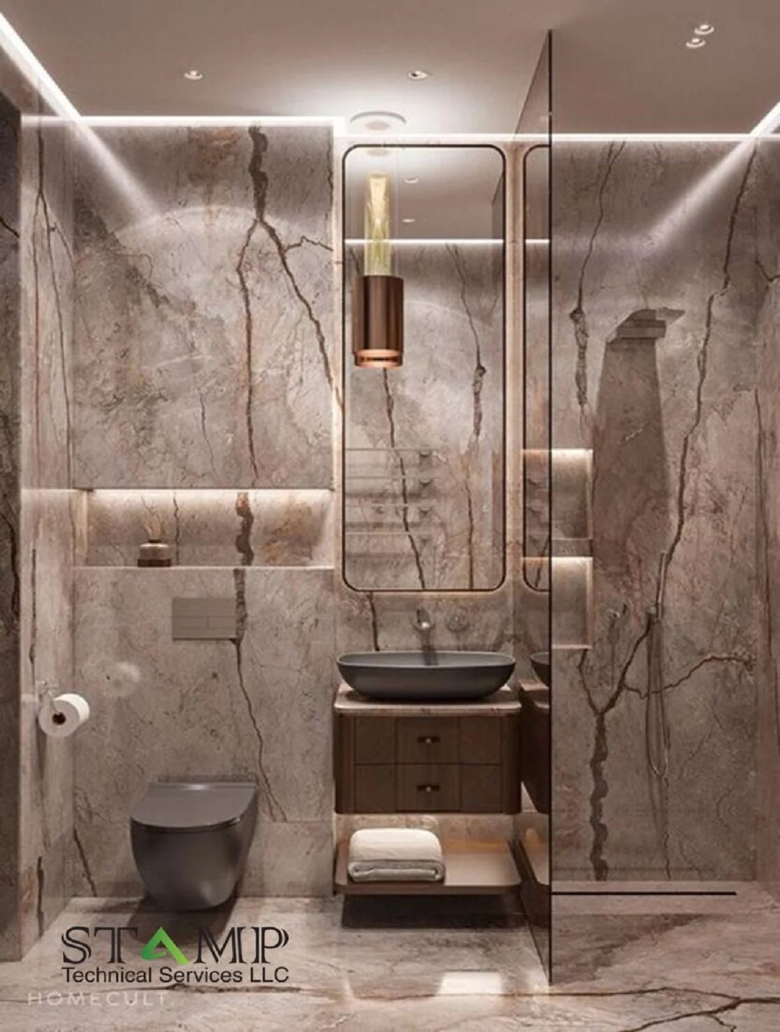 Luxury bathroom desin