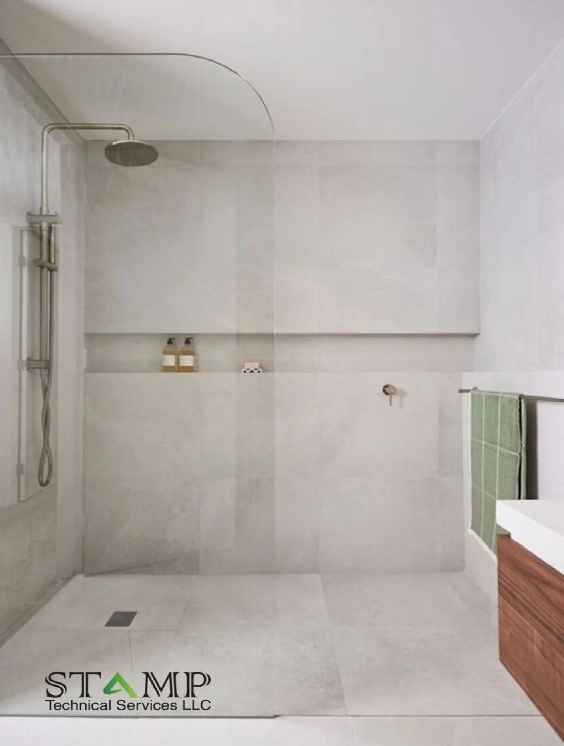 Shower bathroom design