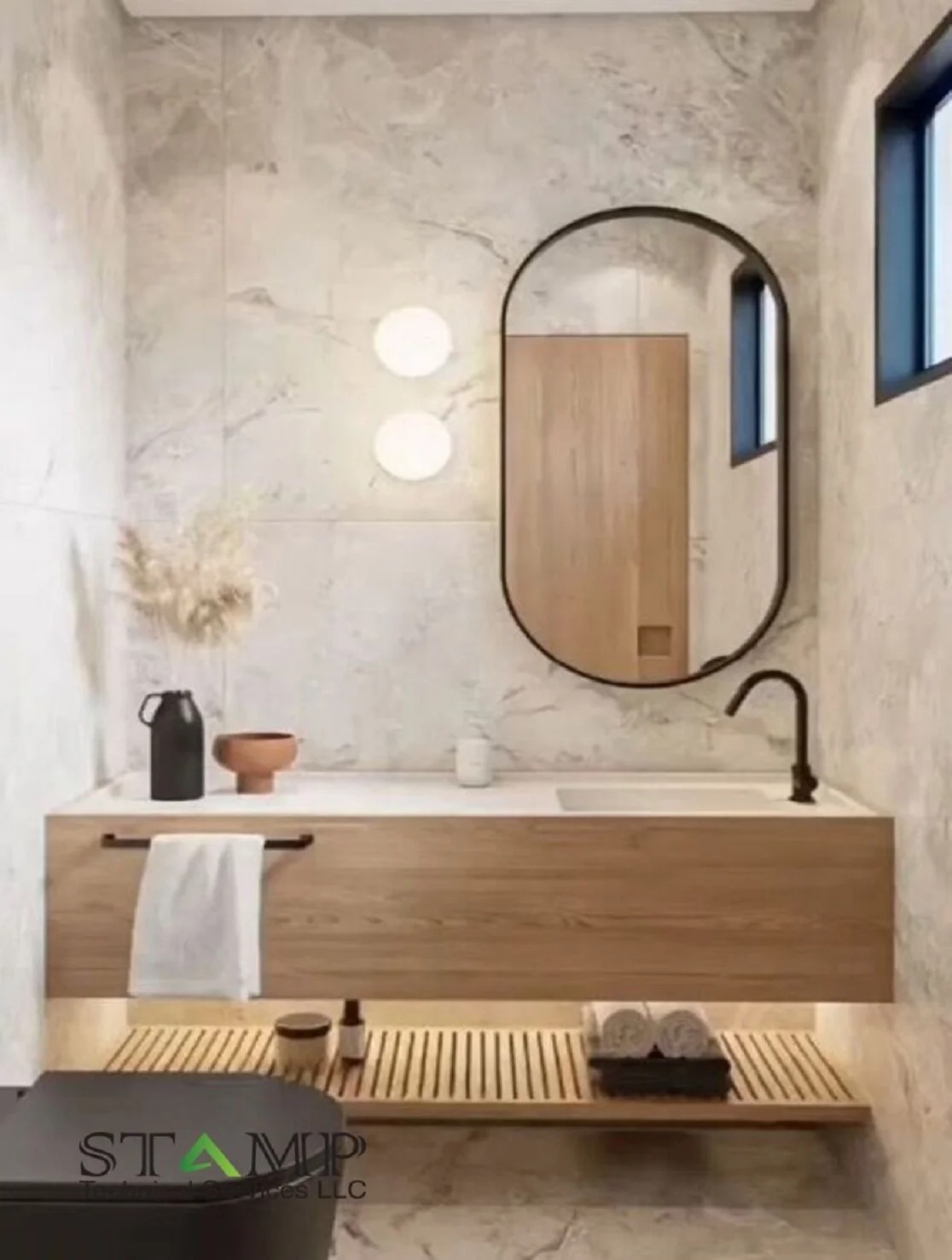 Small luxury bathroom