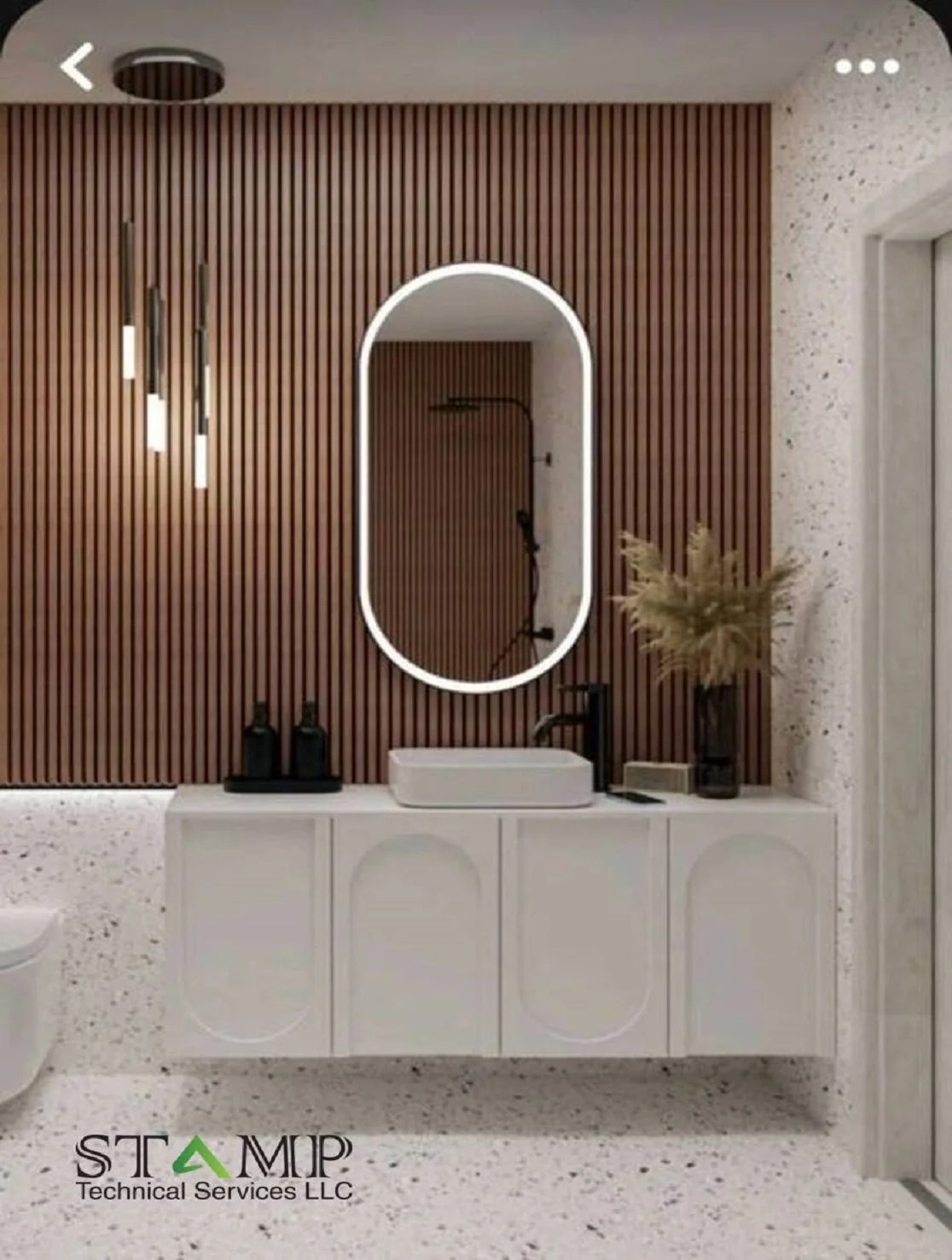 Wall mount wash basin and mirror