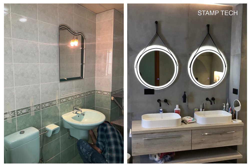 Before and after view of Villa no 194 Bateel street umm Sequim2 Dubai