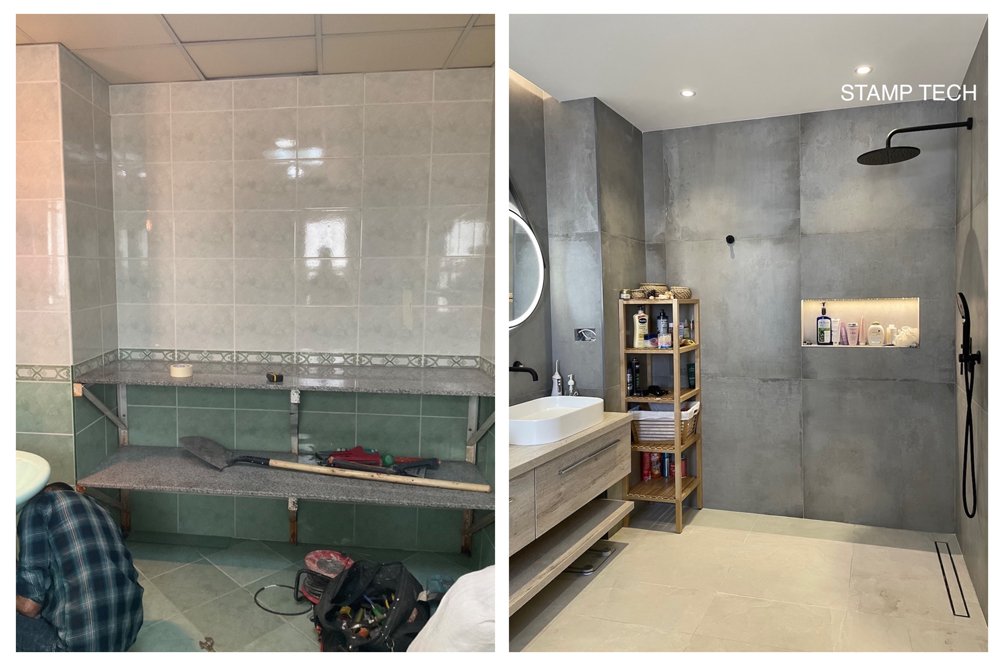 Before and after view of Villa no 194 Bateel street umm Sequim2 Dubai