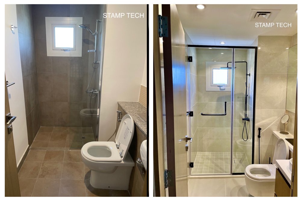 Before and after view of Mudon phase 3J Arabella2 Dubaii