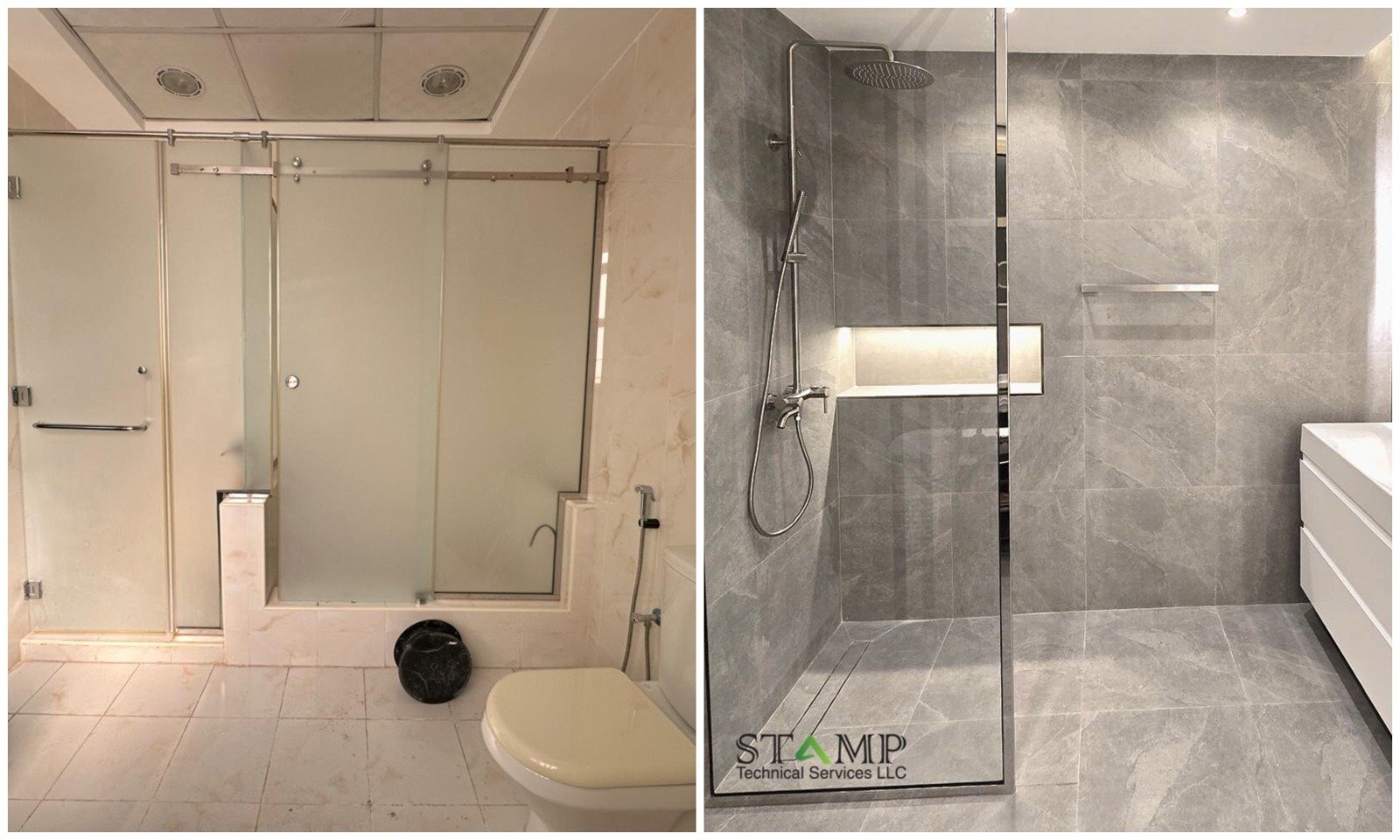 Before and after view of Al Barsh 1 villa 16 Dubai-UAE