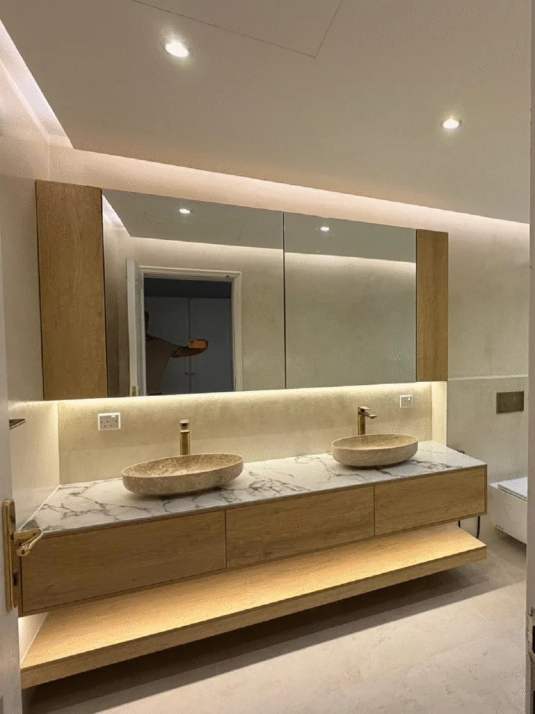 Bathroom renovation project in Dubai by Stamp Technical Services, image 5