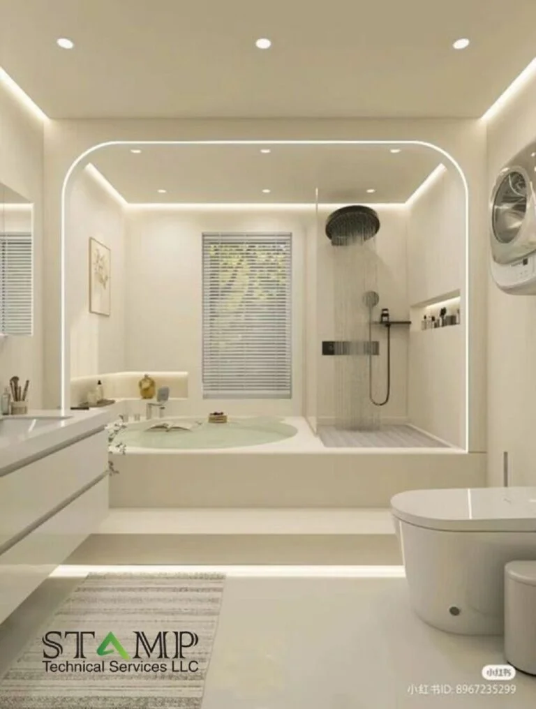 Bathroom renovation project in Dubai by Stamp Technical Services, image 9